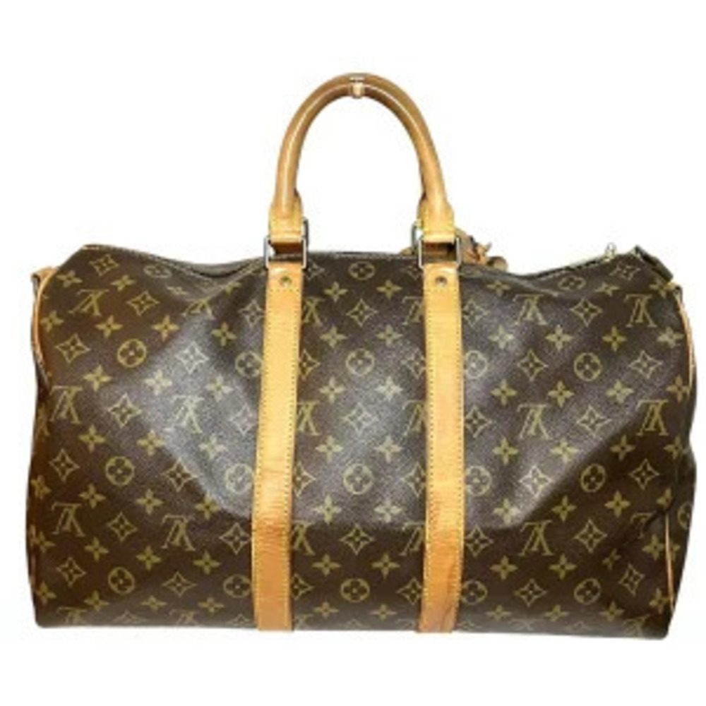 Louis Vuitton Keepall Monogram Bag Boston Brown